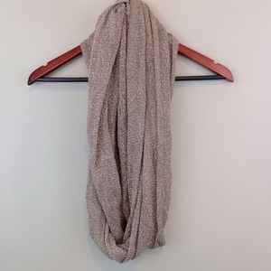 LOFT Sparkly Glitter Gold Cowl Infinity Scarf